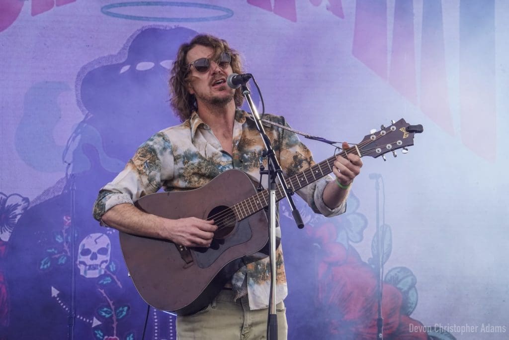 Adam Bruce performing at PC Day in Tempe, Az, at Yucca Taproom.