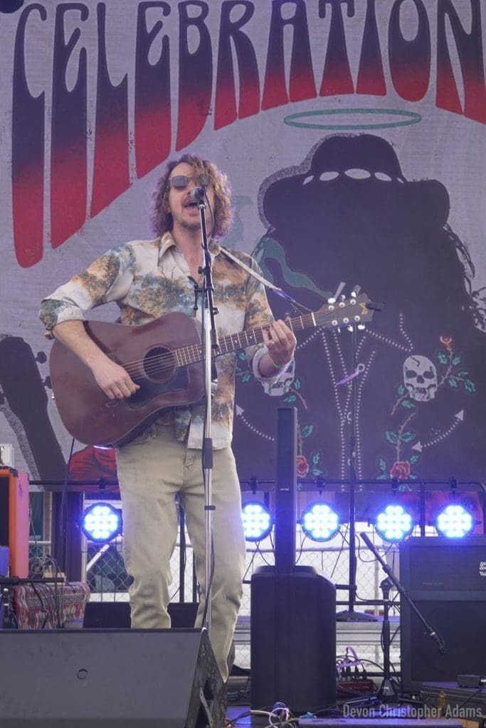 Adam Bruce performing at PC Day in Tempe, Az, at Yucca Taproom.