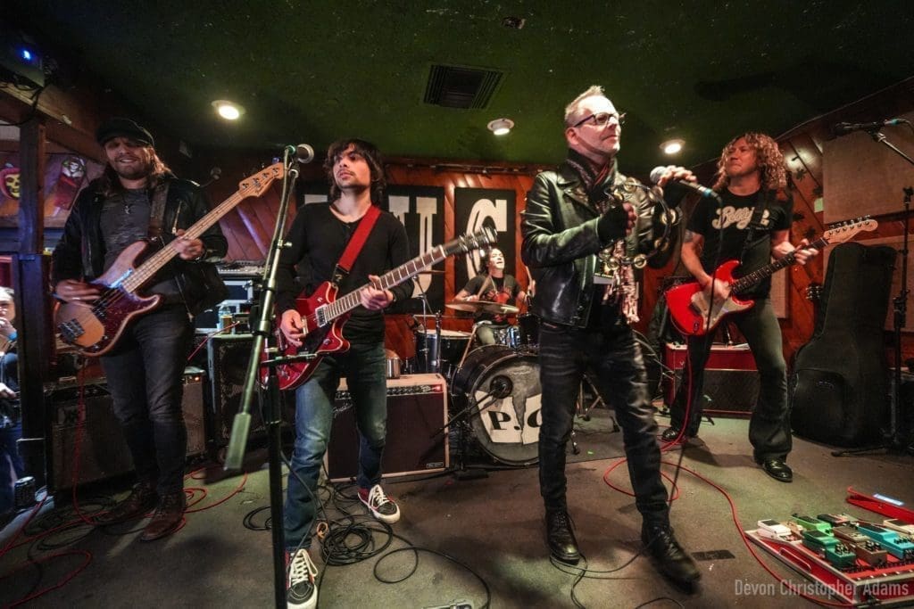 Robin Wilson with The Black Moods performing at PC Day in Tempe, Az, at Yucca Taproom.